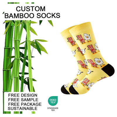 Bambu Mürettebat Erkek Elbise Çorabı